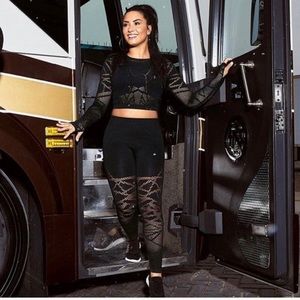 Demi Lovato Fabletics Top and Leggings